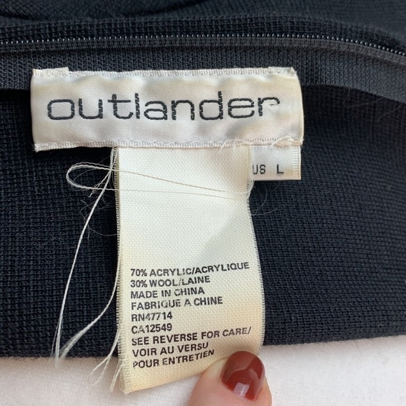 Vintage wool blend 90s beaded sheer illusion deep V neck fitted sheath dress EUC - Picture 11 of 13